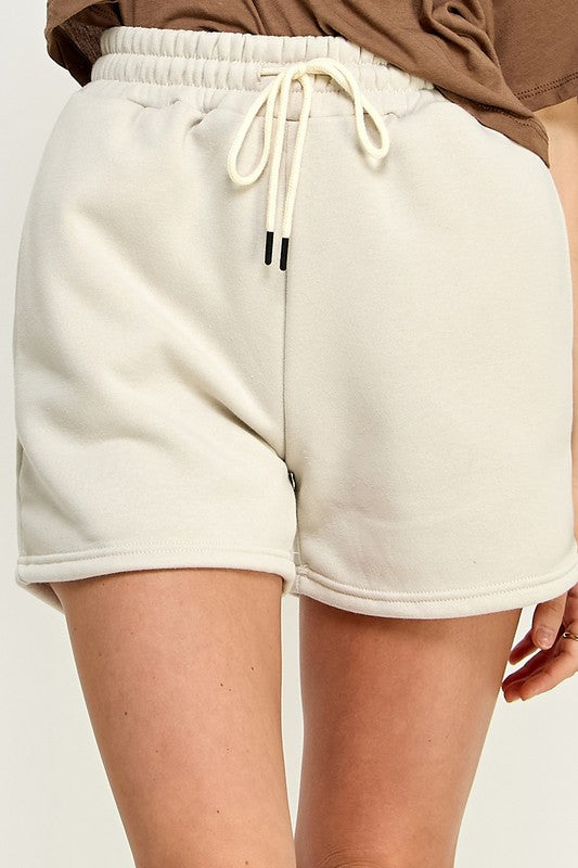 Fleece Sweat Short Bone Bottom