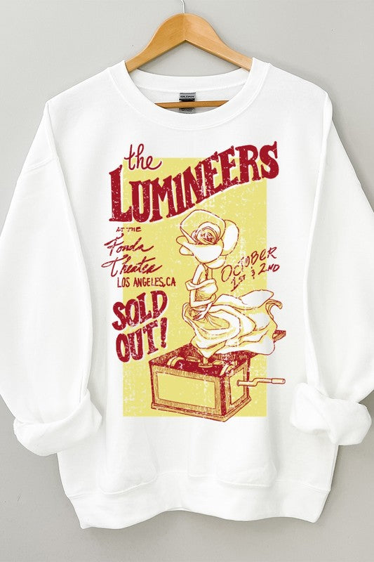 Lumineers Crew Sweatshirt White Top