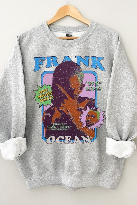 Frank Ocean Crew Sweatshirt H. Grey Top