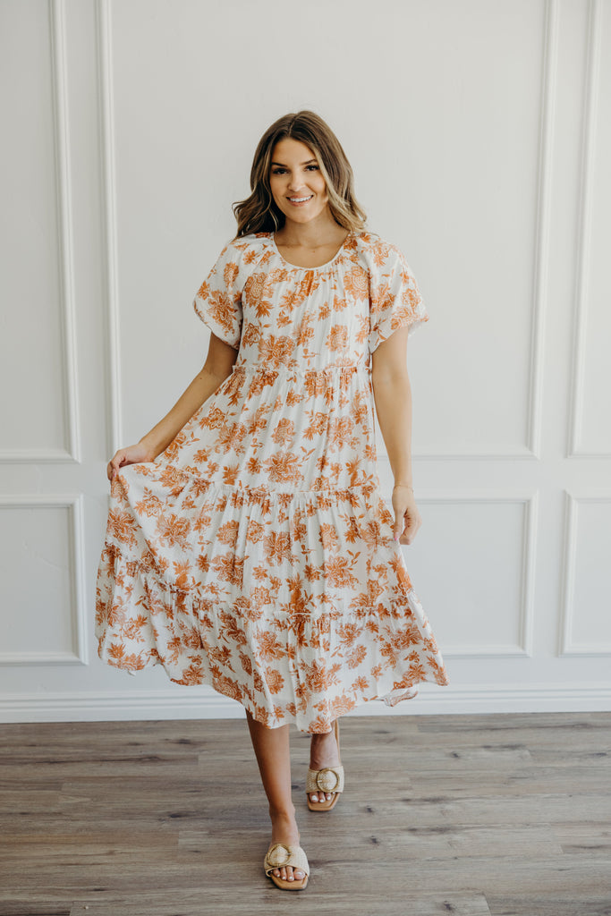 The Serena Marine Magnolia Dress