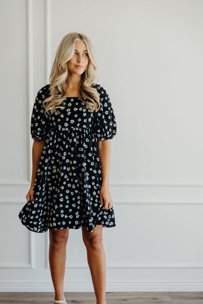 The Tatum Muted Floral Dress